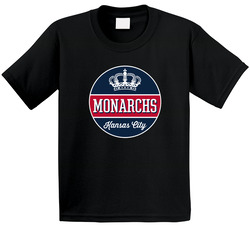 Kansas City Monarchs Negro Baseball League Team Retro Toddler Youth Kids T Shirt