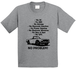 1969 Triumph Tr6 No Problem Vintage Car Toddler Youth Kids T Shirt