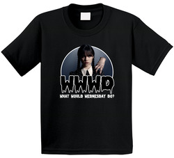 Wwwd What Would Wednesday Addams Do Toddler Youth Kids T Shirt