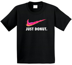 Just Donut Funny Simpsons Cartoon Just Do It Logo Parody Toddler Youth Kids T Shirt