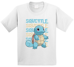 Squirtle Pokemon Love Heart Video Game Cartoon Fan Toddler Youth Kids T Shirt