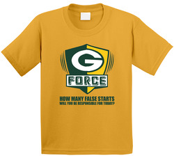 Green Bay Packers Cheesehead Fan G Force Toddler Youth Kids T Shirt