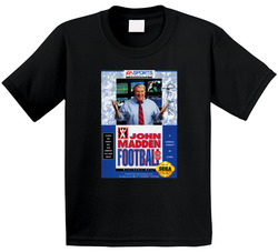 John Madden Football 93 Sega Genesis Cover Fan Toddler Youth Kids T Shirt