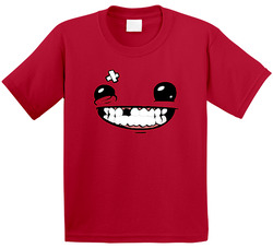 Super Meat Boy Video Game Toddler Youth Kids T Shirt Super Meat Boy Video Game Toddler Youth Kids T Shirt