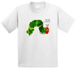 The Very Hungry Caterpillar Children's Book Toddler Youth Kids T Shirt
