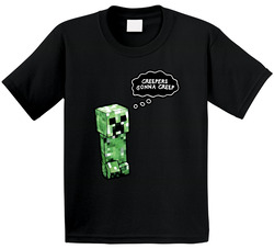 Creepers Gonna Creep Minecraft Game Pc Toddler Youth Kids T Shirt