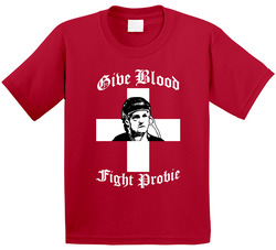 Bob Probert Give Blood Hockey Toddler Youth Kids T Shirt