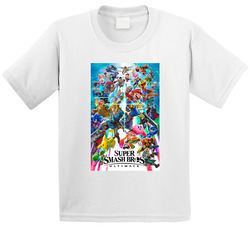 Super Smash Bros Ultimate Cover Video Game Toddler Youth Kids T Shirt