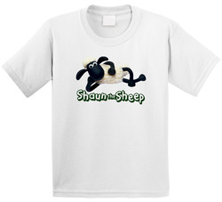 Shaun The Sheep Kids Cartoon Toddler Youth Kids T Shirt