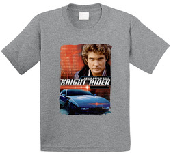 Knight Rider 80s Tv Series Show Worn Look Vintage Unisex Toddler Youth Kids T Shirt