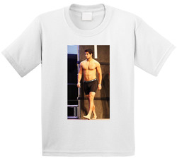 George Kittle Wears Jimmy Garoppolo Shirtless Funny Football Toddler Youth Kids T Shirt