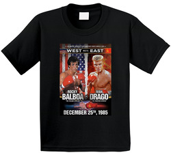 Rocky Balboa Vs Ivan Drago Boxing Match Toddler Youth Kids T Shirt