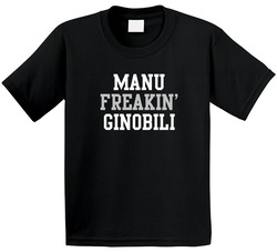 Manu Ginobili Freakin Favorite San Antonio Basketball Player Fan Toddler Youth Kids T Shirt