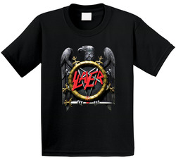 Slayer Eagle Logo Vintage Retro Rock Band Album Cover Fan Toddler Youth Kids T Shirt