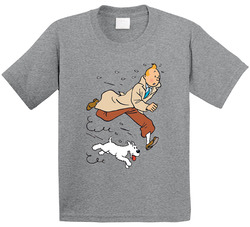 The Adventures Of Tintin Tv Show Season Two Fan Toddler Youth Kids T Shirt