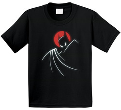Batman Animated Series Silhouette Toddler Youth Kids T Shirt