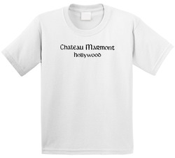 Chateau Marmont Hollywood La Los Angeles California Hotel Restaurant Logo Fan Toddler Youth Kids T Shirt