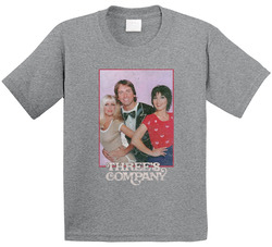 Threes Company Vintage Tv Show Toddler Youth Kids T Shirt