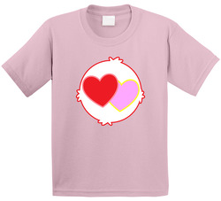 Love-a-lot Bear Care Bears Group Halloween Costume Toddler Youth Kids T Shirt