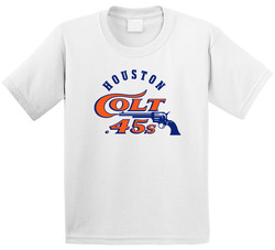 Houston Colt .45s Old Mlb Logo Toddler Youth Kids T Shirt