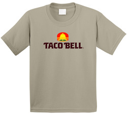 Vintage Taco Bell Logo Toddler Youth Kids T Shirt