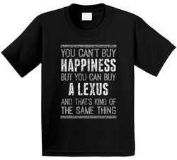 You Can't Buy Happiness Lexus Car Lover Worn Look Toddler Youth Kids T Shirt
