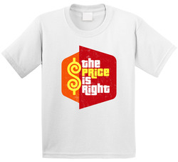 Price Is Right Retro Vintage Tv Gameshow Logo Toddler Youth Kids T Shirt
