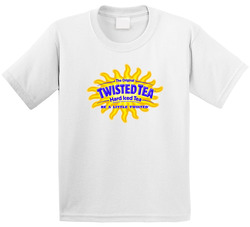 Twisted Tea Logo Hard Iced Tea Junk Food Snack Fan Toddler Youth Kids T Shirt
