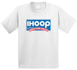 Ihoop So Please Watch Your Ankles Funny Basketball Worn Look Toddler Youth Kids T Shirt