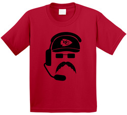 Andy Reid Kansas City Football Cartoon Toddler Youth Kids T Shirt