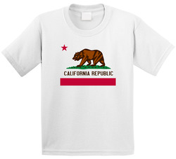 State Of California Flag Toddler Youth Kids T Shirt