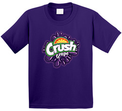 Grape Crush Soda Pop Junk Food Candy Toddler Youth Kids T Shirt