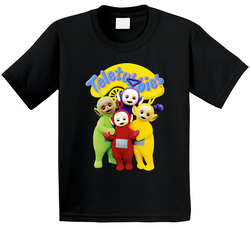 Teletubbies Group 90s Kids Tv Show Toddler Youth Kids T Shirt