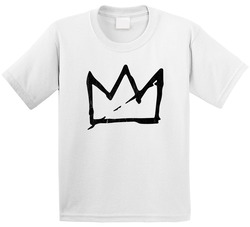 Basquiat Crown Artist Symbol Logo Fan Art Cool Toddler Youth Kids T Shirt