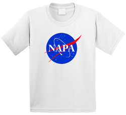 Napa Custom Cities Nasa Parody Customizable Toddler Youth Kids T Shirt