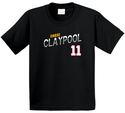 Chase Claypool 11 Favorite Player Pittsburgh Football Fan Toddler Youth Kids T Shirt