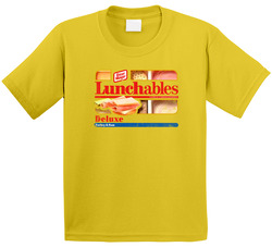 Lunchables Deluxe Turkey Ham Retro Food Halloween Costume Toddler Youth Kids T Shirt