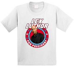 Lex Luthor Smallville For President Tv Show Villain Fan Toddler Youth Kids T Shirt