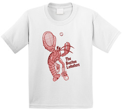 The Boston Lobsters World Team Tennis League Retro Team Logo Toddler Youth Kids T Shirt