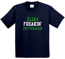 Elias Freakin Pettersson Vancouver Hockey Player Sports Fan Cool Toddler Youth Kids T Shirt