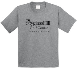 Spyglass Hill Golf Course Pebble Beach Logo Golfing Fan Father's Day Toddler Youth Kids T Shirt