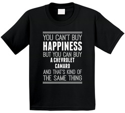 Buy A Chevrolet Camaro Happiness Car Lover Toddler Youth Kids T Shirt
