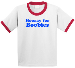 Hooray For Boobies Toddler Youth Kids T Shirt