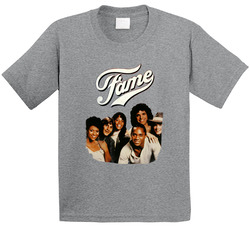 Fame 80s Tv Series Show Worn Look Vintage Unisex Toddler Youth Kids T Shirt