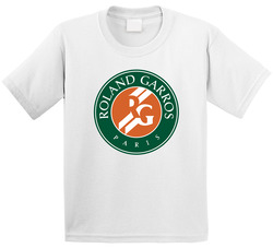 Roland Garros Paris France French Open Tennis Tournament Logo Toddler Youth Kids T Shirt