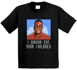 Mike Tyson Punchout 8bit Toddler Youth Kids T Shirt