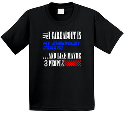 All I Care About Is Chevrolet Camaro My Cool Car Toddler Youth Kids T Shirt