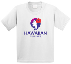 Hawaiian Holdings Inc Airlines Nasdaq Company Logo Employee Fan Toddler Youth Kids T Shirt