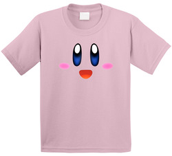 Kirby Super Mario Brothers Nintendo Video Game Toddler Youth Kids T Shirt