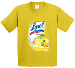 Lysol Wipes Logo Label Costume Cool Toddler Youth Kids T Shirt